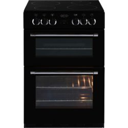 Belling Classic 60E60cm Electric Ceramic Cooker with Double Oven in Black